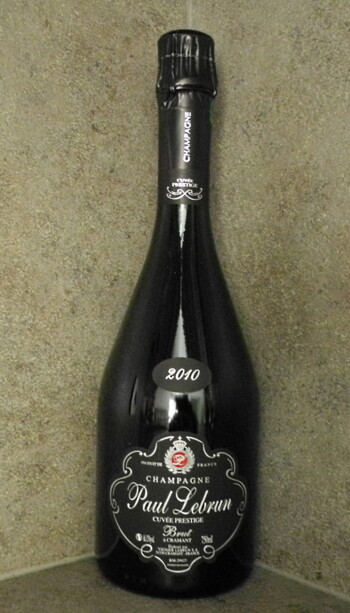 Vignier - Lebrun - Millésime - Cuvée Prestige 2012